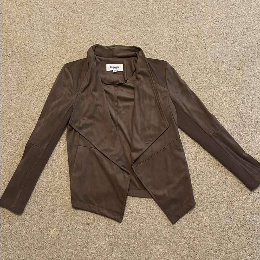 BB Dakota Brown Waterfall Blazer